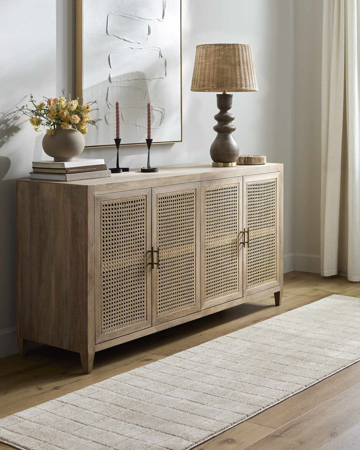Cascade Modern Geometrical Beige Rug - The Rug Decor