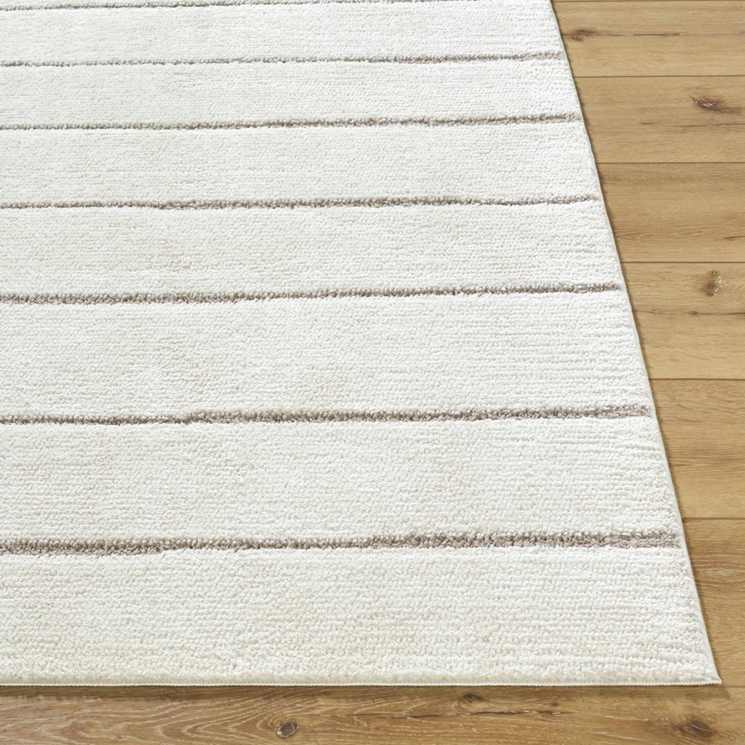 Cascade Modern Ivory Stripes Area Rug - The Rug Decor