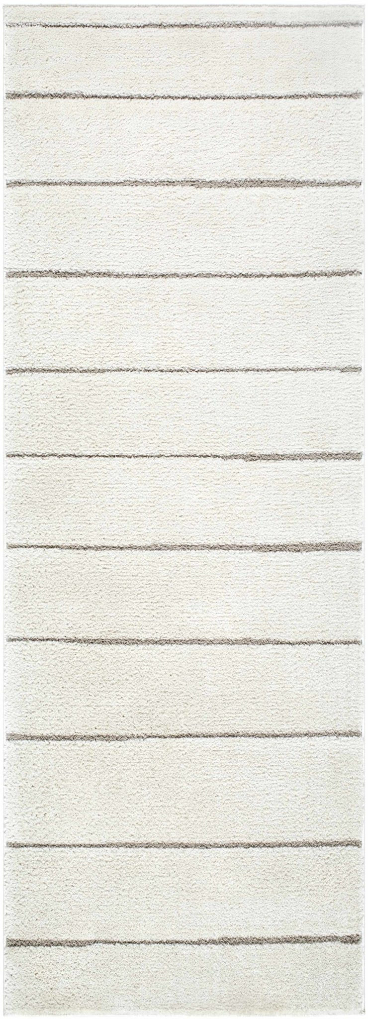 Cascade Modern Ivory Stripes Area Rug - The Rug Decor