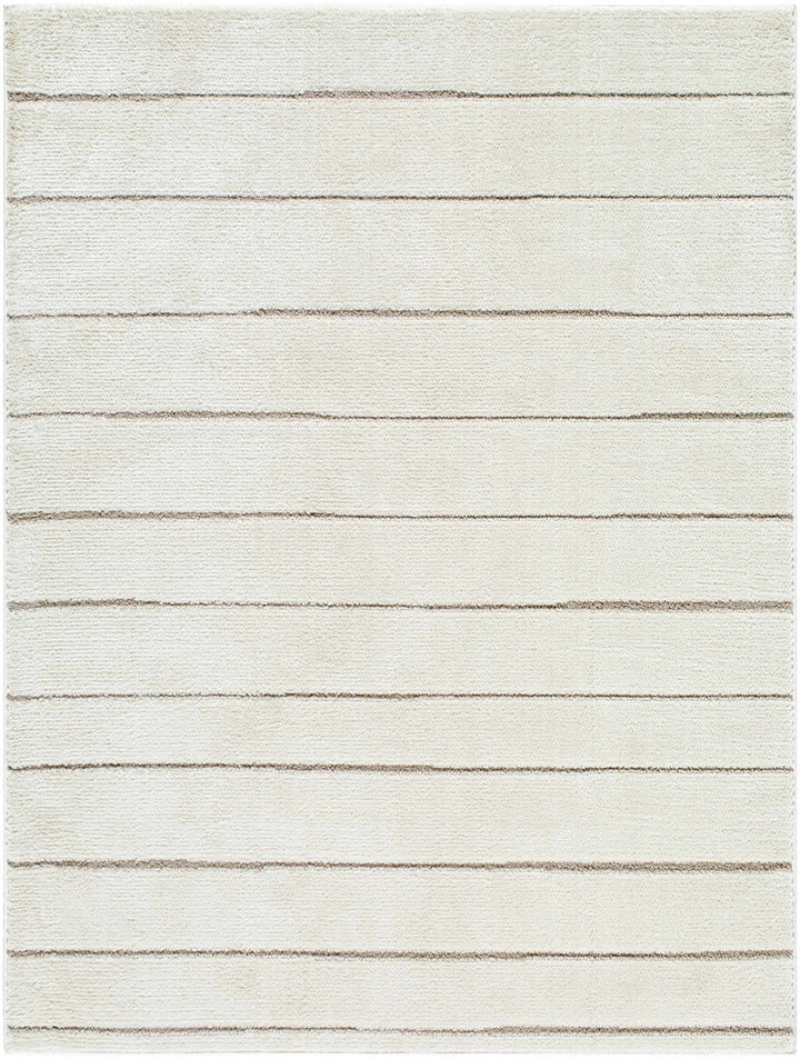 Cascade Modern Ivory Stripes Area Rug - The Rug Decor