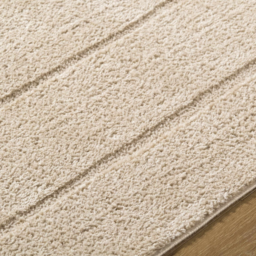 Cascade Modern Stripes Beige Area Rug - The Rug Decor