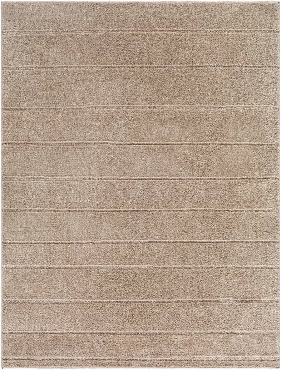 Cascade Modern Stripes Beige Area Rug - The Rug Decor