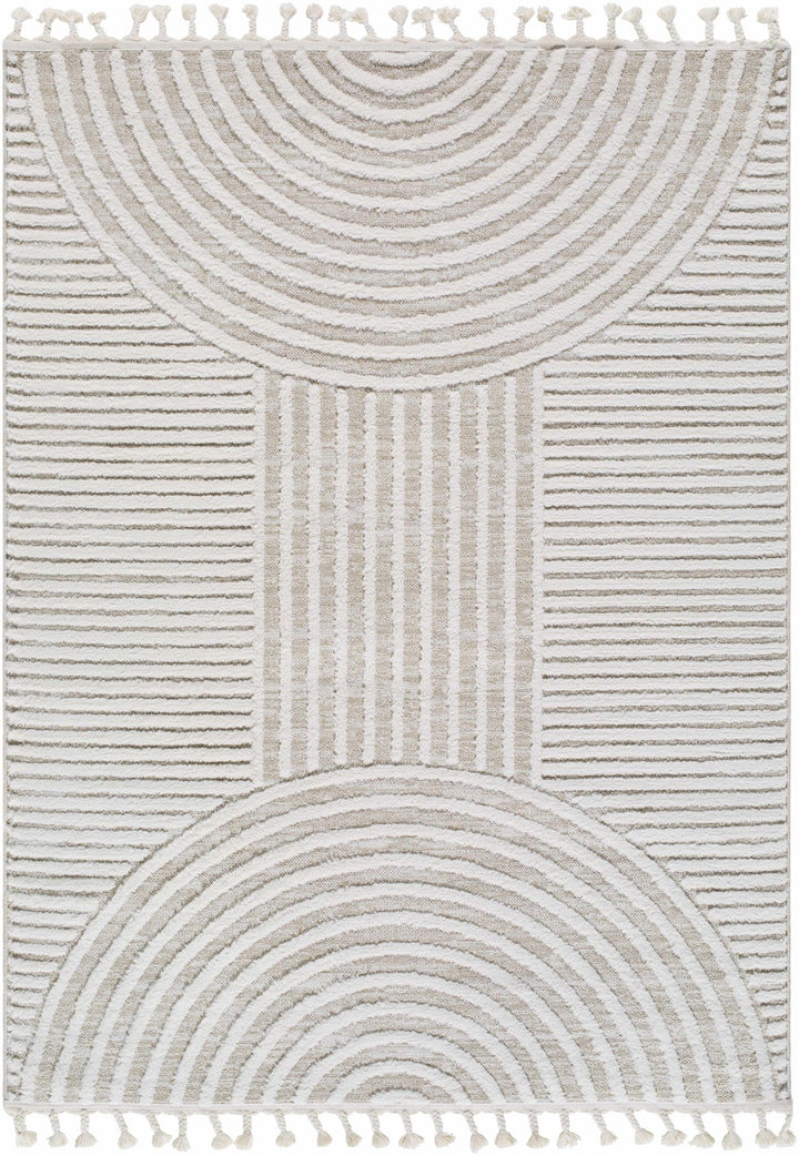 Cassie Contemporary Geometrical Design Beige Rug - The Rug Decor