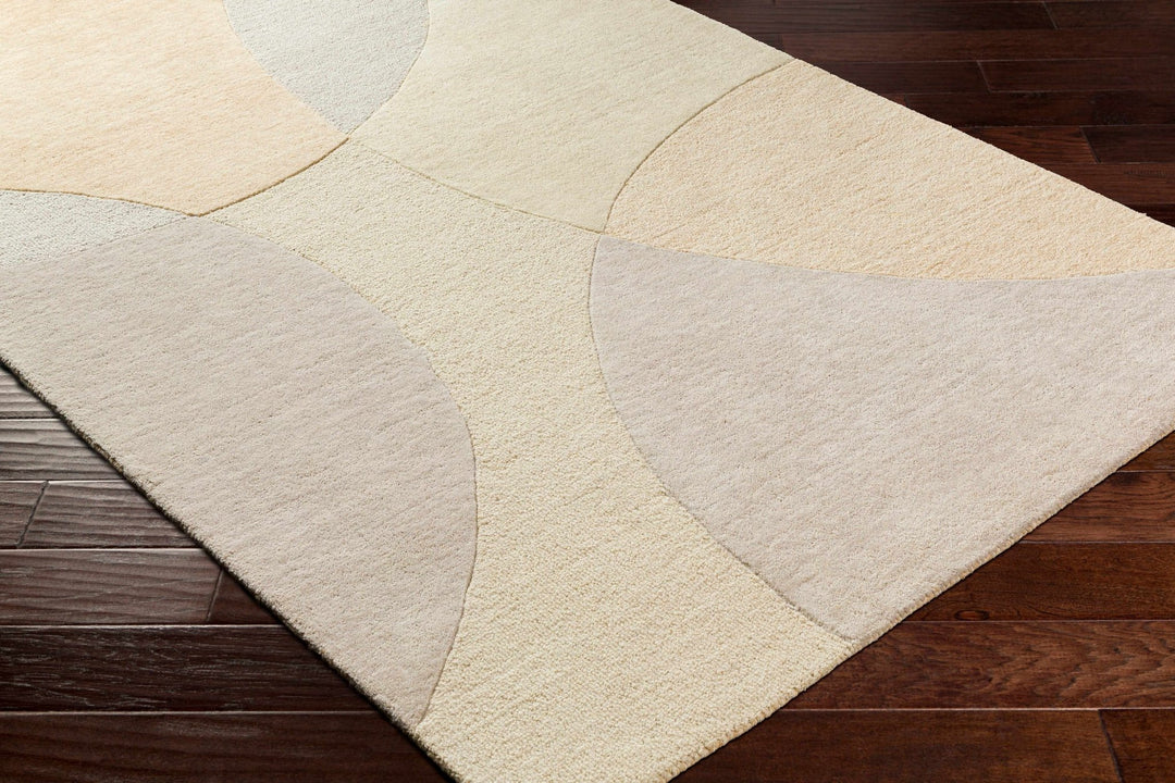 Cassiopeia Abstract Design Brown & Beige Hand Tufted Wool Rug - The Rug Decor