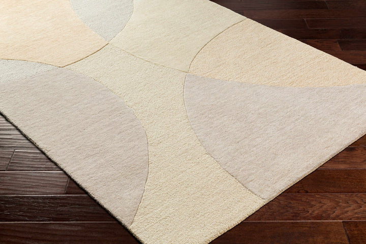 Cassiopeia Abstract Design Brown & Beige Hand Tufted Wool Rug - The Rug Decor