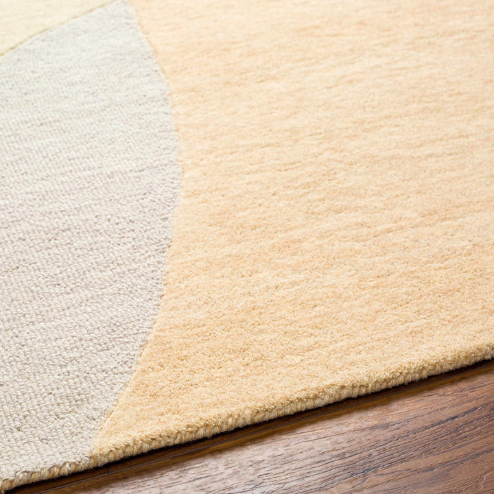 Cassiopeia Abstract Design Brown & Beige Hand Tufted Wool Rug - The Rug Decor