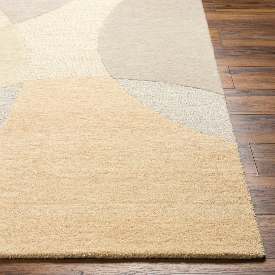 Cassiopeia Abstract Design Brown & Beige Hand Tufted Wool Rug - The Rug Decor