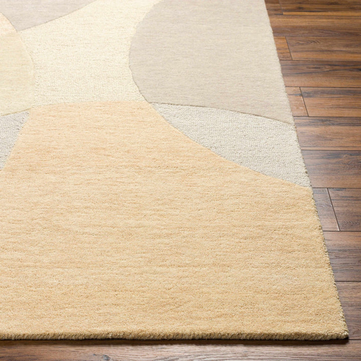 Cassiopeia Abstract Design Brown & Beige Hand Tufted Wool Rug - The Rug Decor