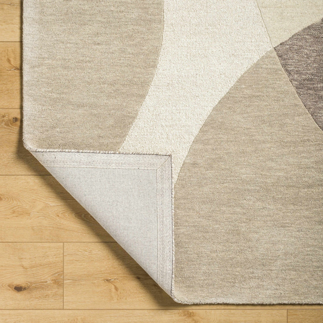 Cassiopeia Modern Design Brown & Beige Hand Tufted Wool Area Rug - The Rug Decor
