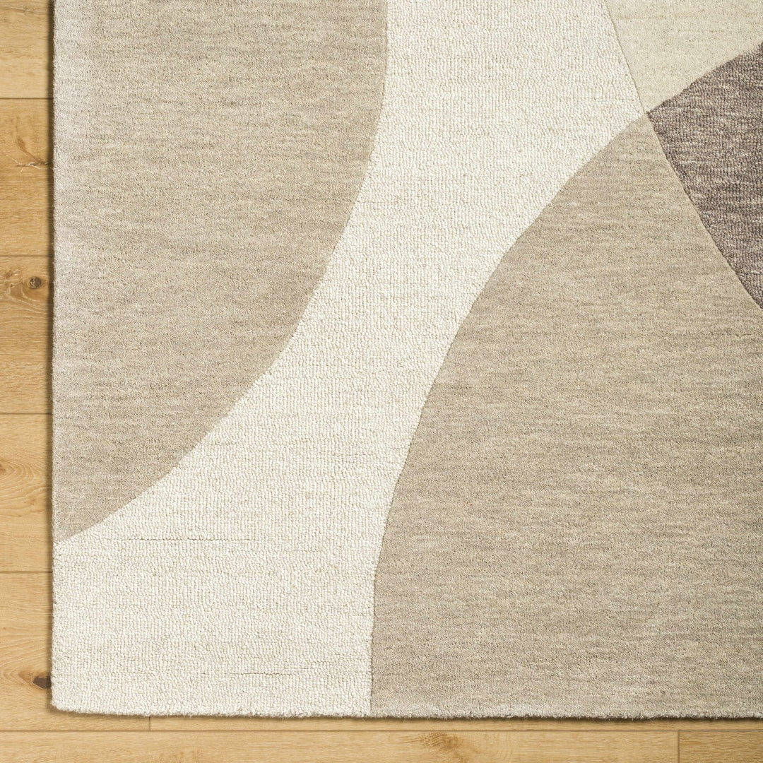 Cassiopeia Modern Design Brown & Beige Hand Tufted Wool Area Rug - The Rug Decor