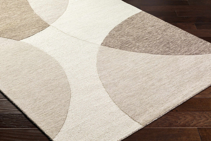 Cassiopeia Modern Design Brown & Beige Hand Tufted Wool Area Rug - The Rug Decor