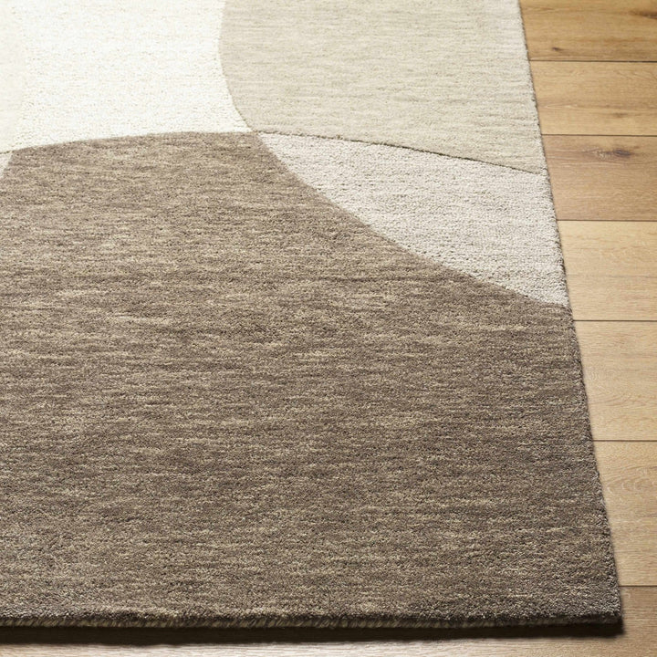 Cassiopeia Modern Design Brown & Beige Hand Tufted Wool Area Rug - The Rug Decor