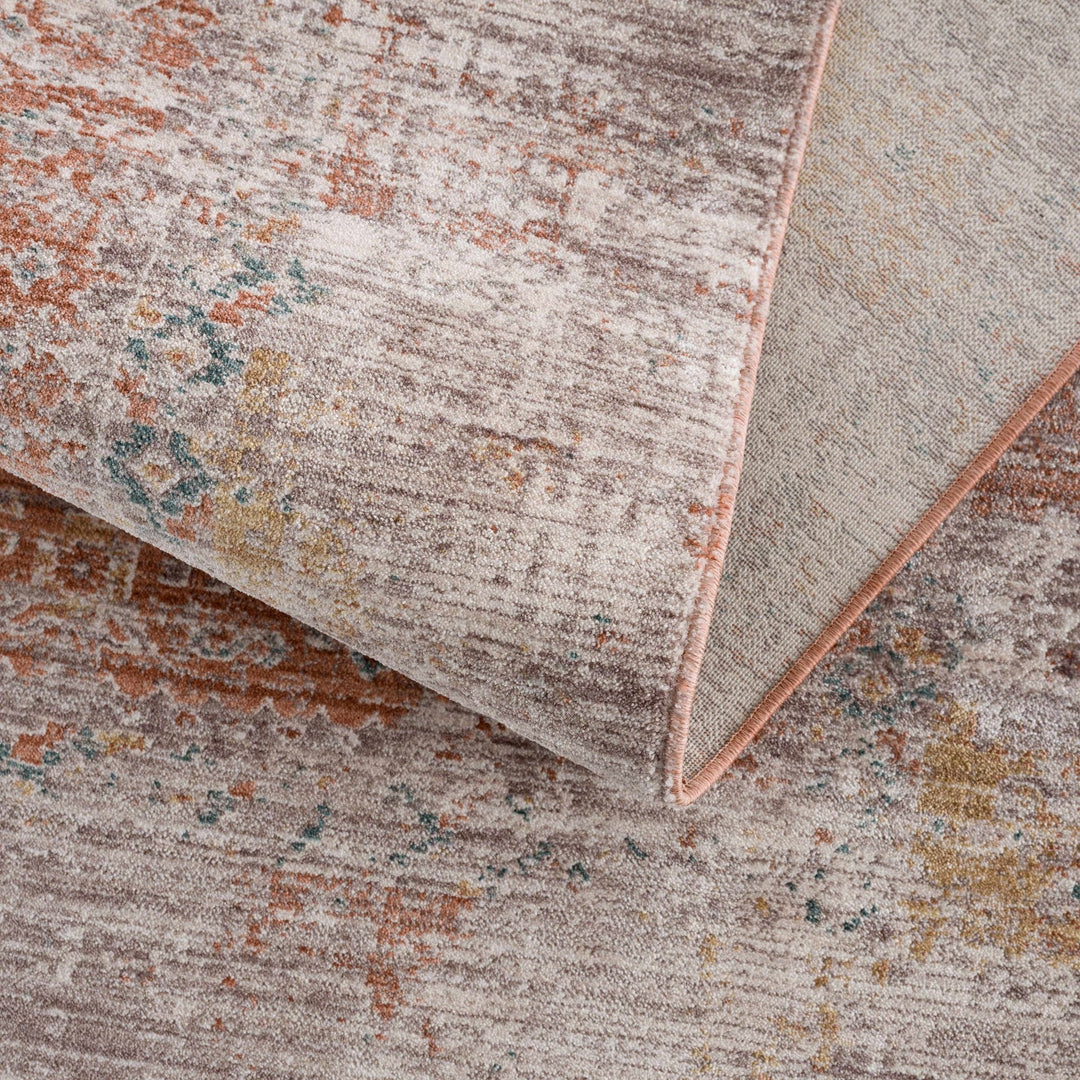 Casta Traditional Design Brown And Gray Rug - The Rug Decor