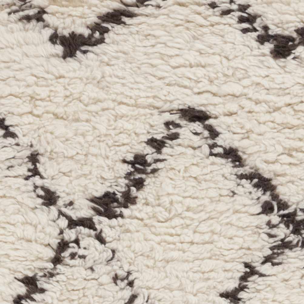 Catoosa Bohemian Trellis Pattern ivory Hand Woven Wool Rug - The Rug Decor