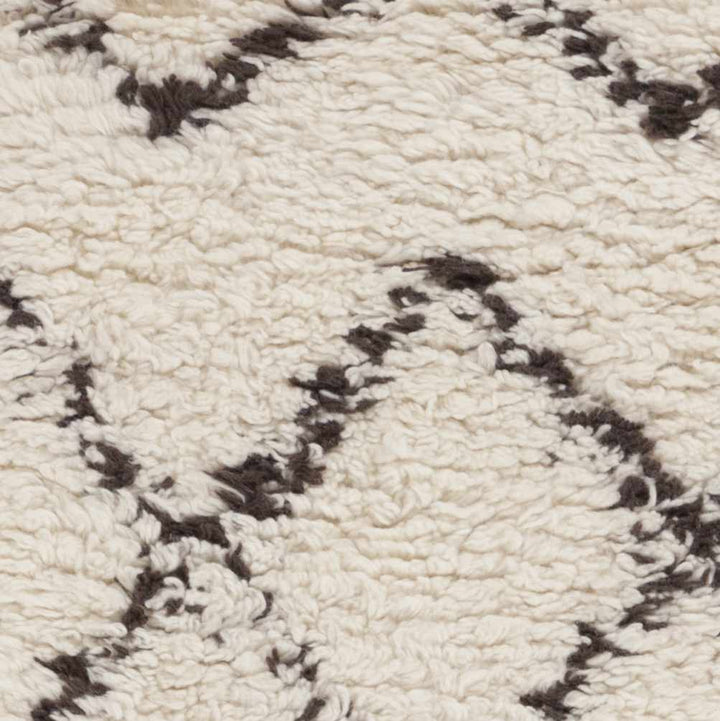 Catoosa Bohemian Trellis Pattern ivory Hand Woven Wool Rug - The Rug Decor