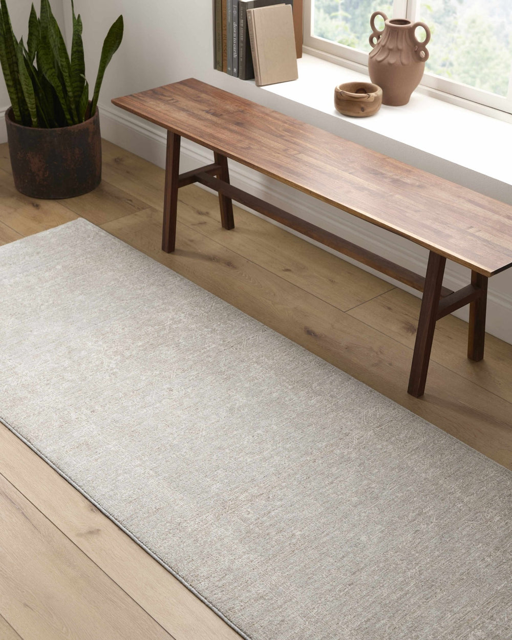 Catrin Traditional Gray Machine Woven Rug - The Rug Decor