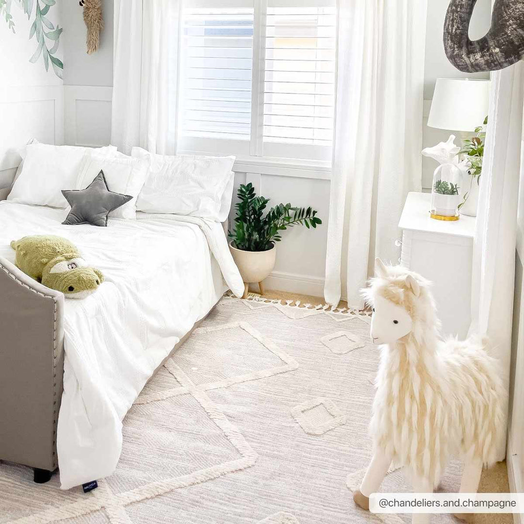 Cauldwell Modern Southwestern Gray And Ivory Rug - The Rug Decor