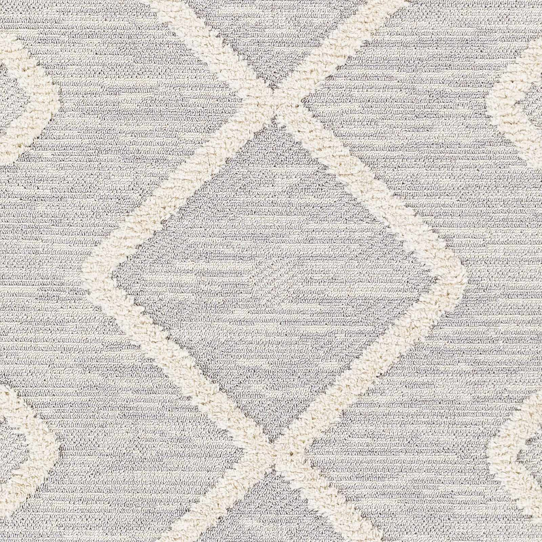 Cauldwell Modern Southwestern Gray And Ivory Rug - The Rug Decor