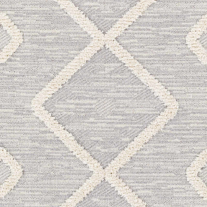 Cauldwell Modern Southwestern Gray And Ivory Rug - The Rug Decor