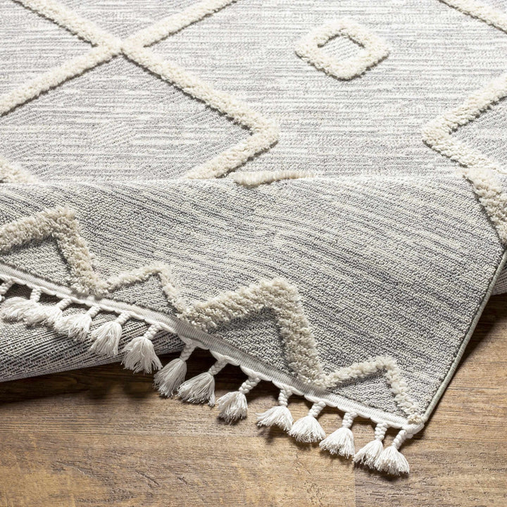 Cauldwell Modern Southwestern Gray And Ivory Rug - The Rug Decor