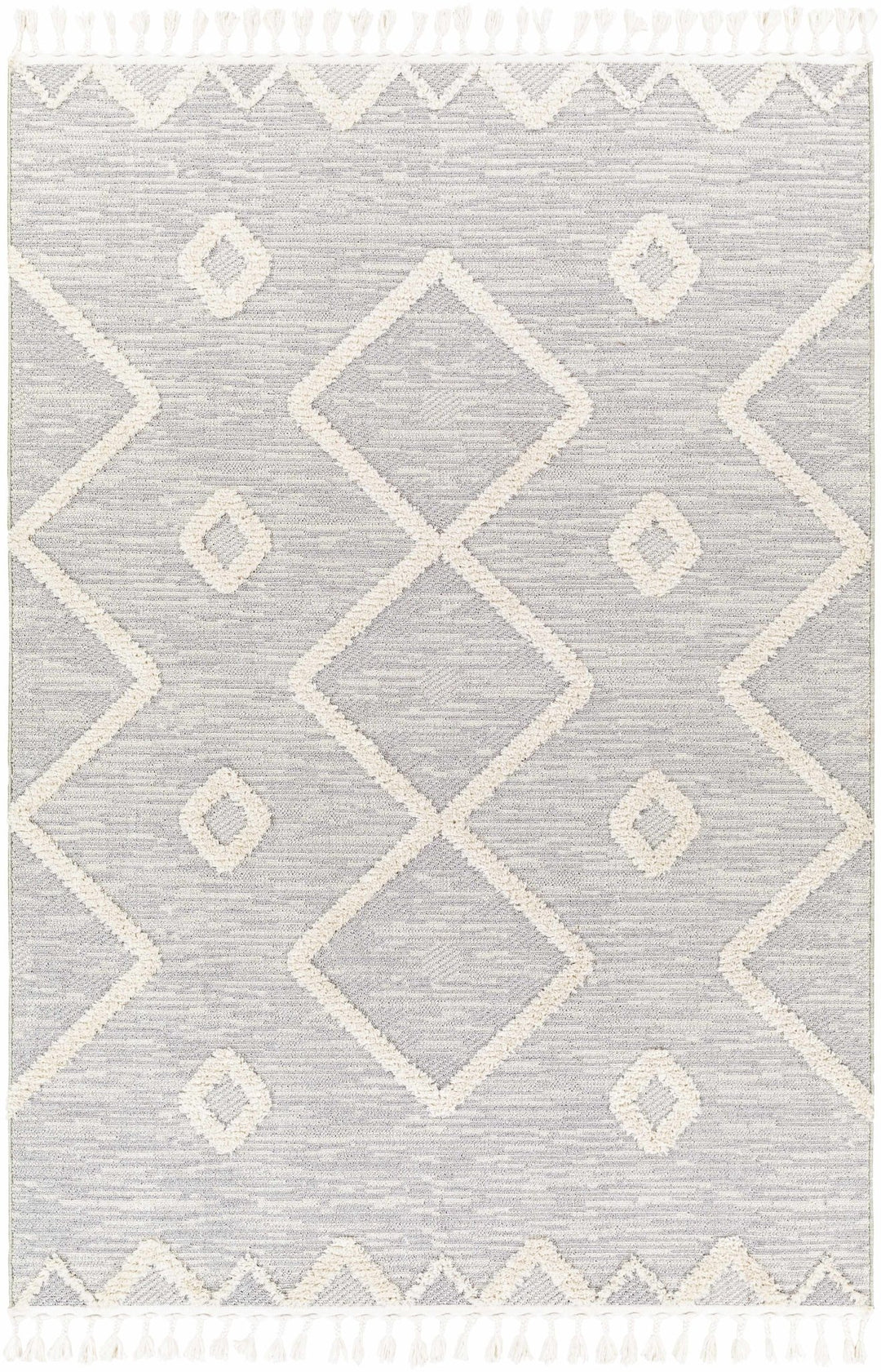 Cauldwell Modern Southwestern Gray And Ivory Rug - The Rug Decor