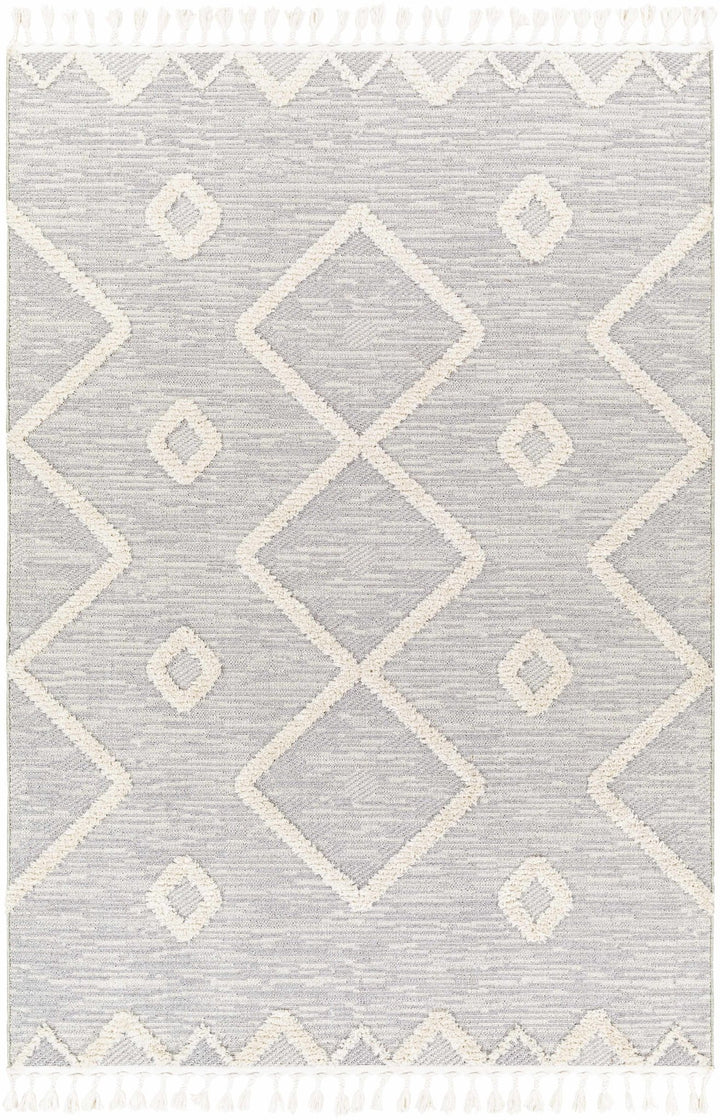 Cauldwell Modern Southwestern Gray And Ivory Rug - The Rug Decor