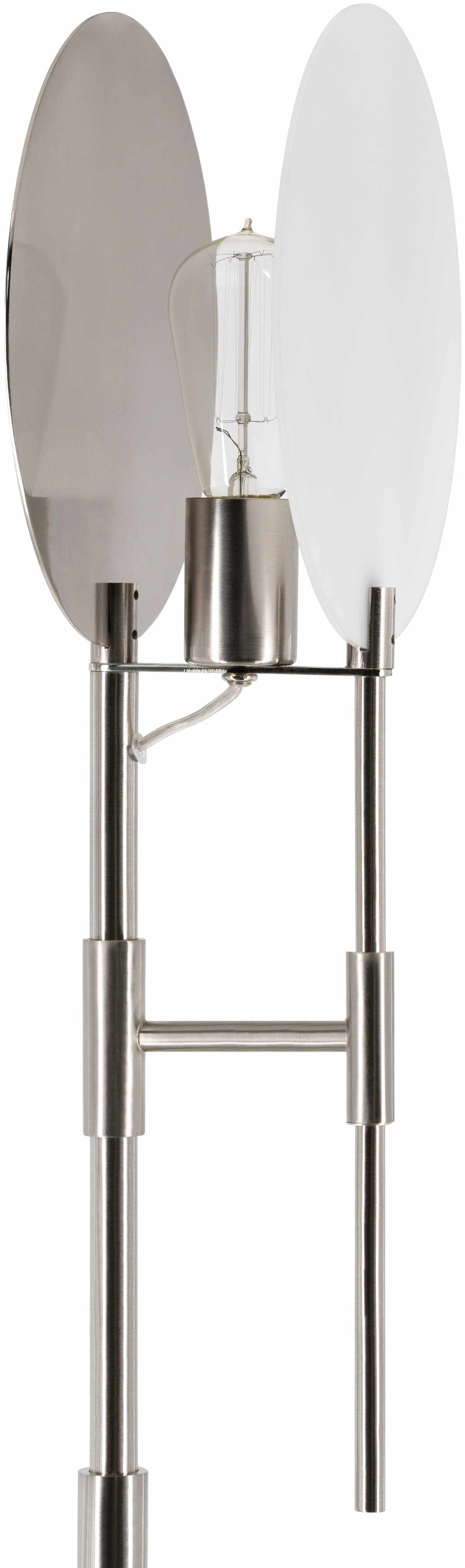 Cavan White Iron & Acrylic Floor Lamp | Traditional Accent Lighting