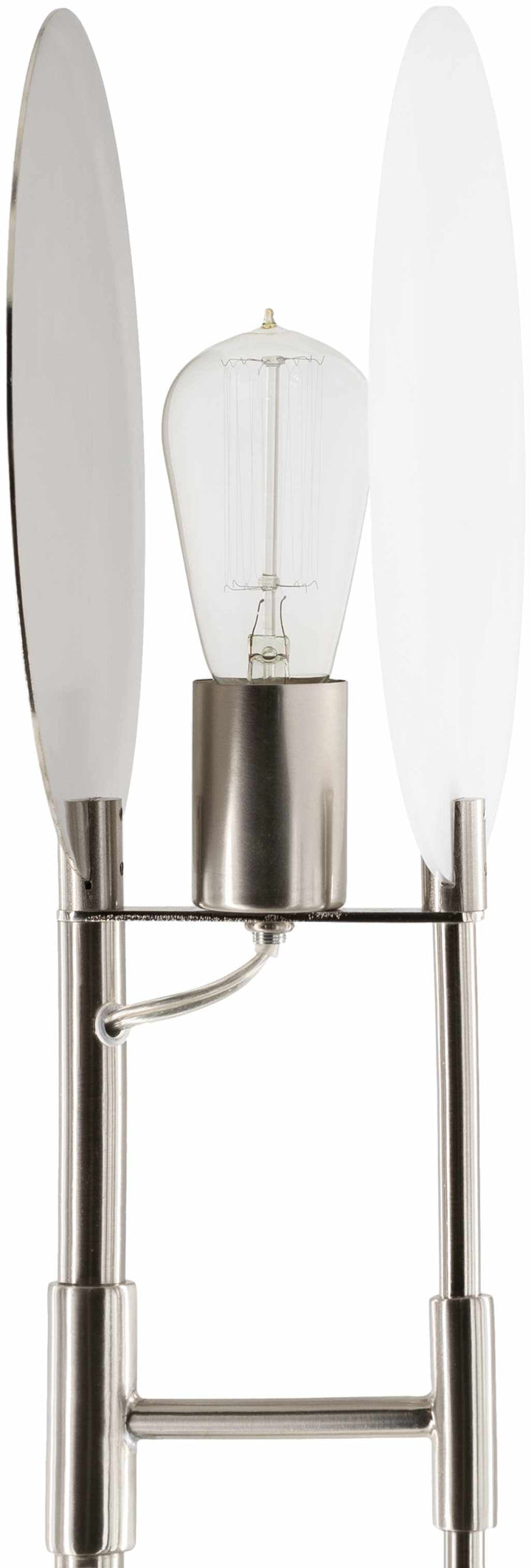 Cavan White Iron & Acrylic Floor Lamp | Traditional Accent Lighting