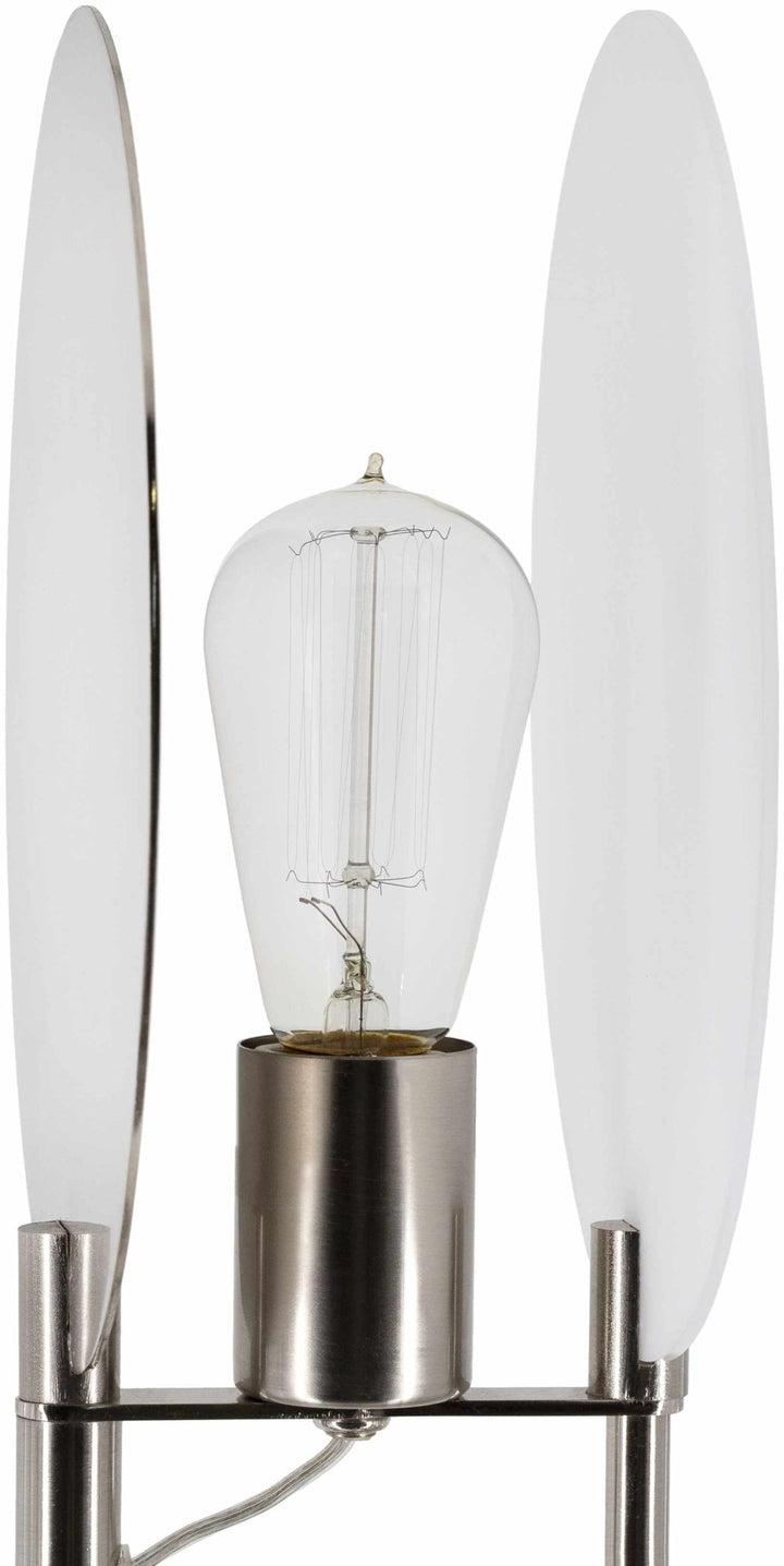 Cavan White Iron & Acrylic Floor Lamp | Traditional Accent Lighting - The Rug Decor