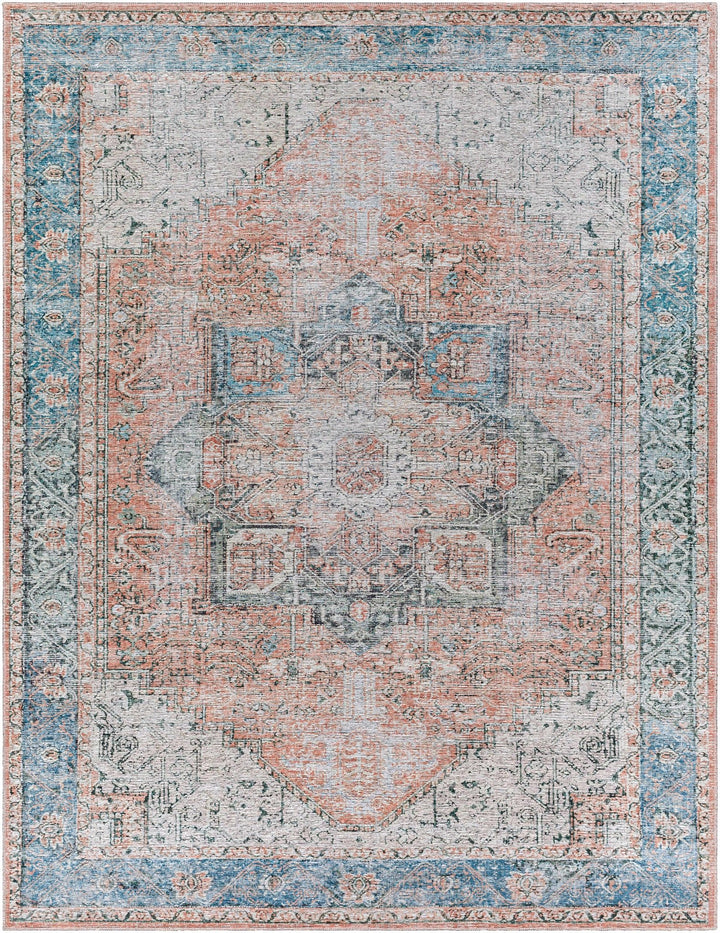 Cayanguan Traditional Brown And Gray Area Rug - The Rug Decor