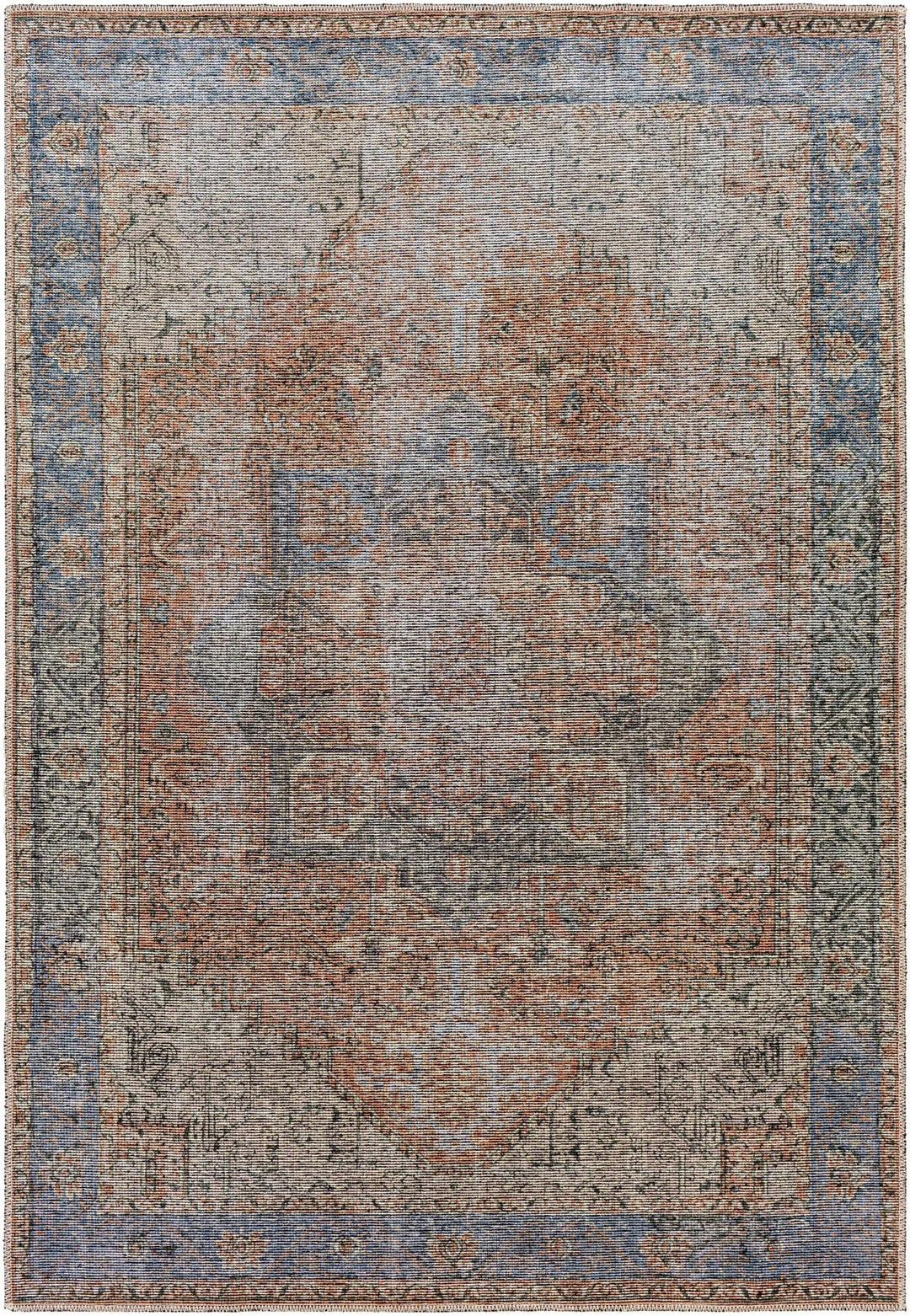 Cayanguan Traditional Brown And Gray Area Rug - The Rug Decor
