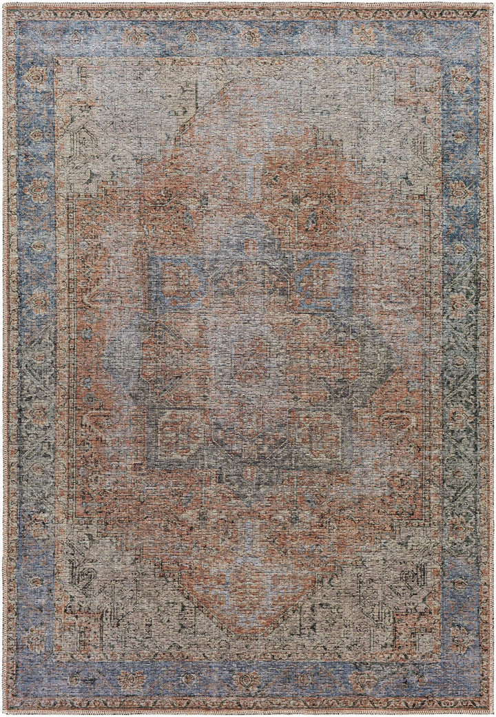 Cayanguan Traditional Brown And Gray Area Rug - The Rug Decor