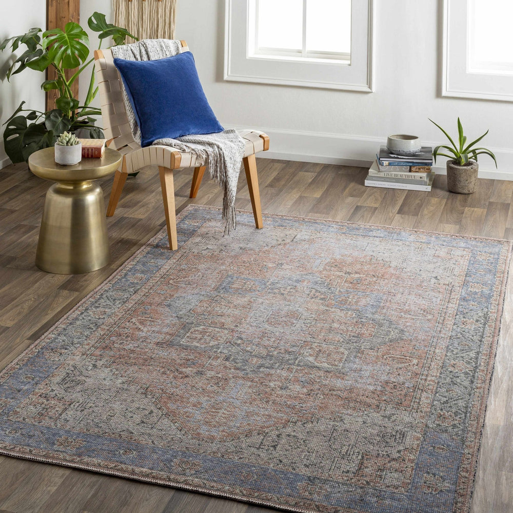 Cayanguan Traditional Brown And Gray Area Rug - The Rug Decor