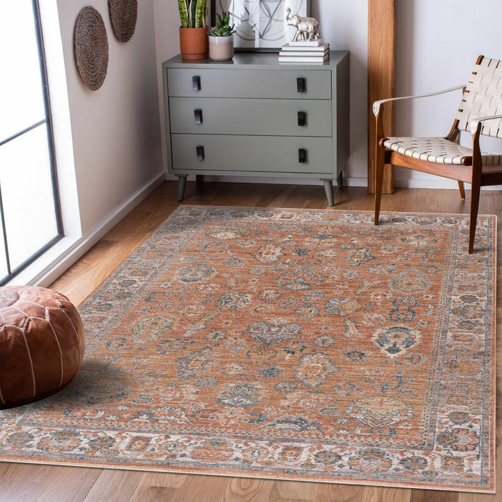 Cayla Traditional Style Brown Area Rug - The Rug Decor