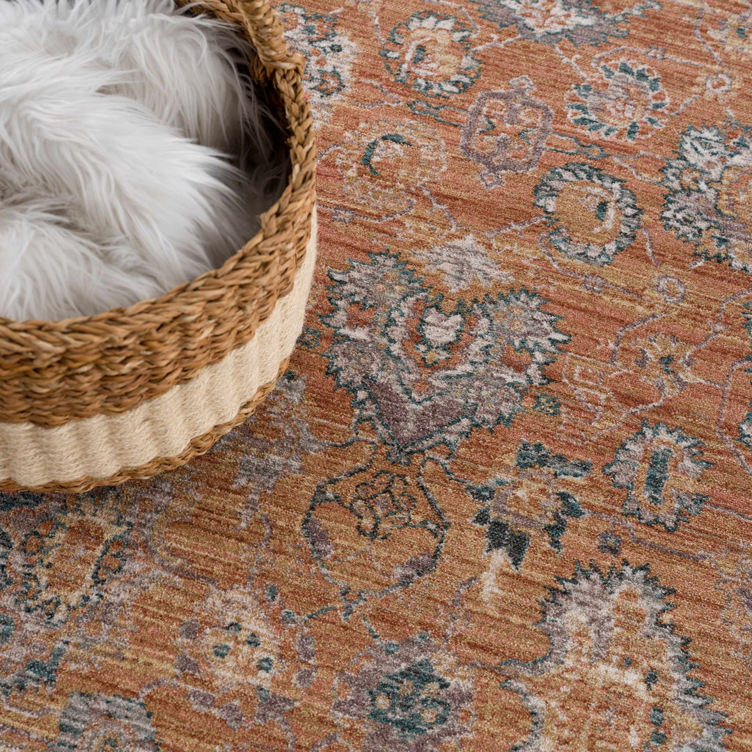 Cayla Traditional Style Brown Area Rug - The Rug Decor