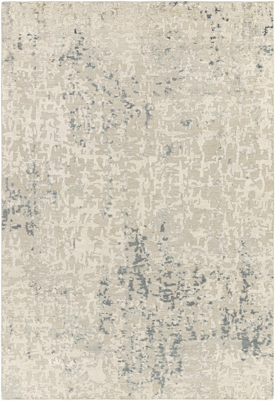 Cayuga Modern Abstract Design Beige Hand Knotted Area Rug - The Rug Decor