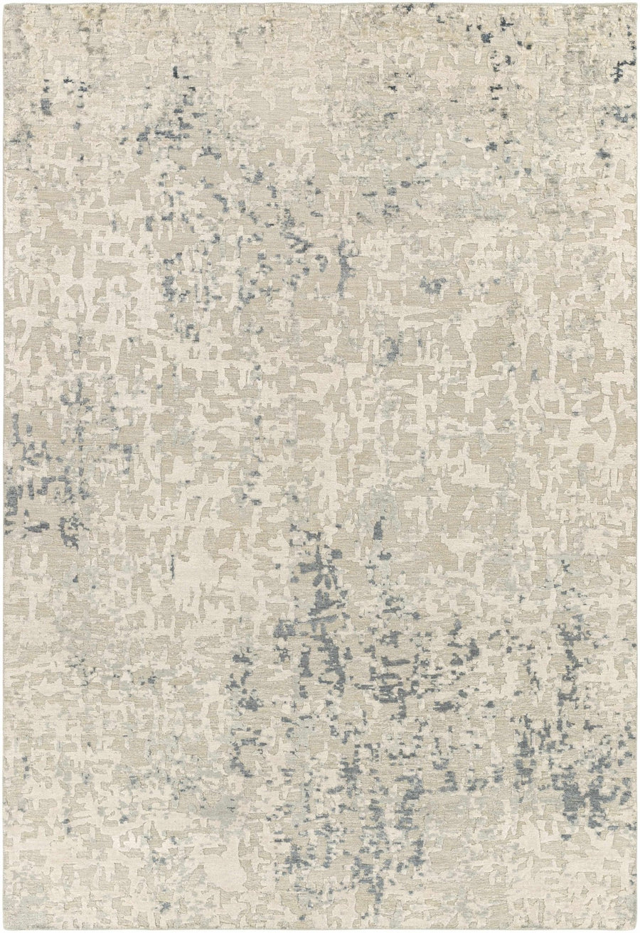 Cayuga Modern Abstract Design Beige Hand Knotted Area Rug - The Rug Decor