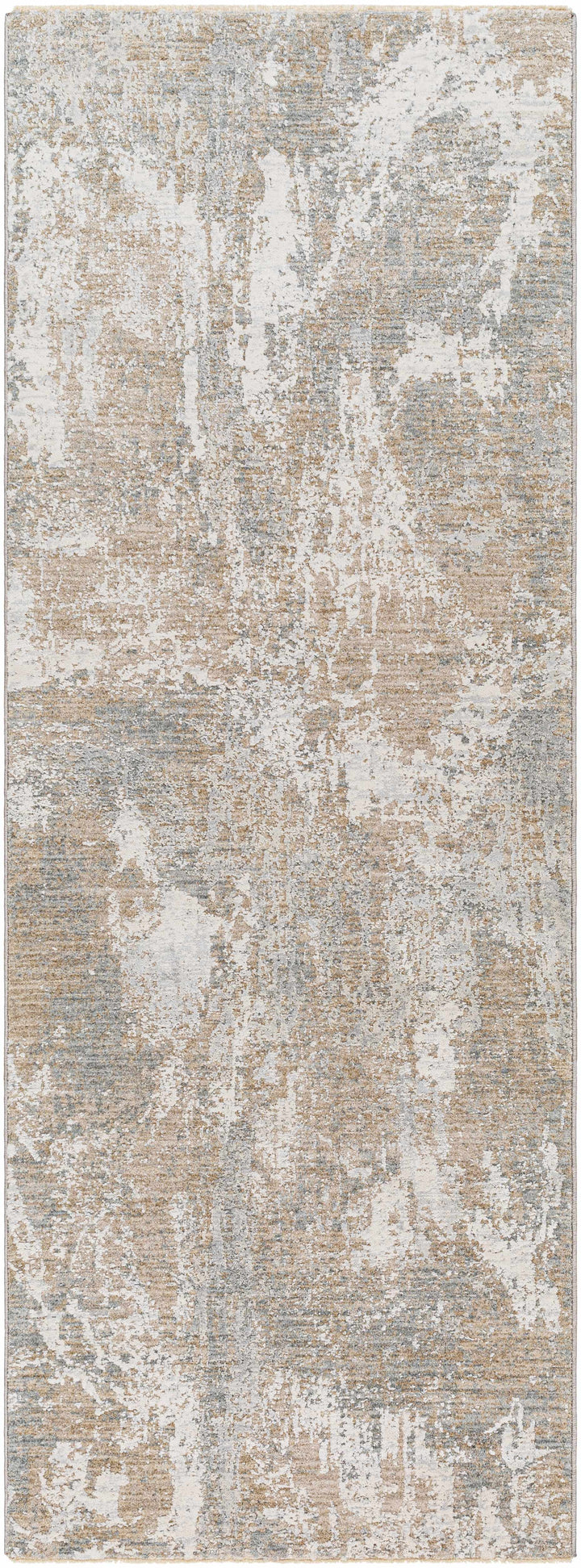 Cady Modern Abstract Design Gray And Beige Area Rug
