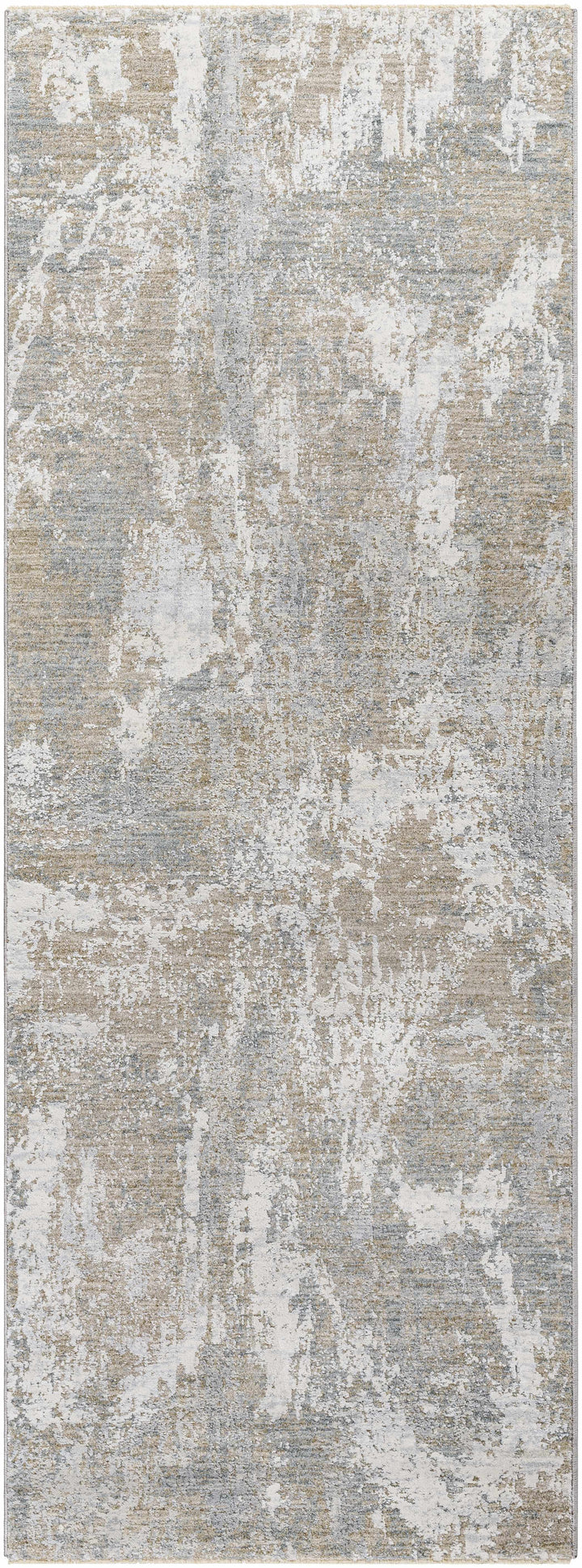 Cady Modern Abstract Design Gray And Beige Area Rug