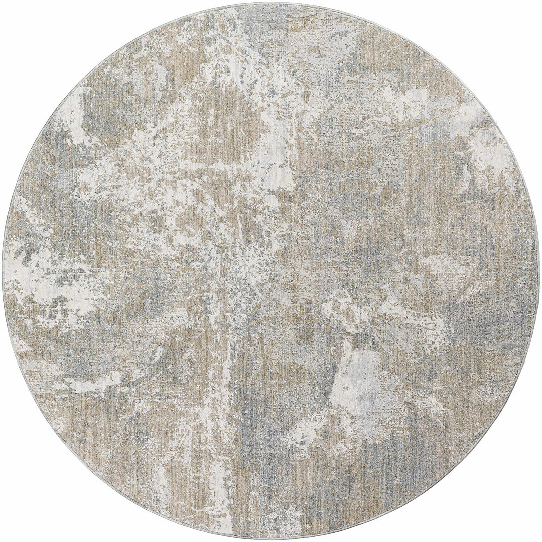 Cady Modern Abstract Design Gray And Beige Area Rug