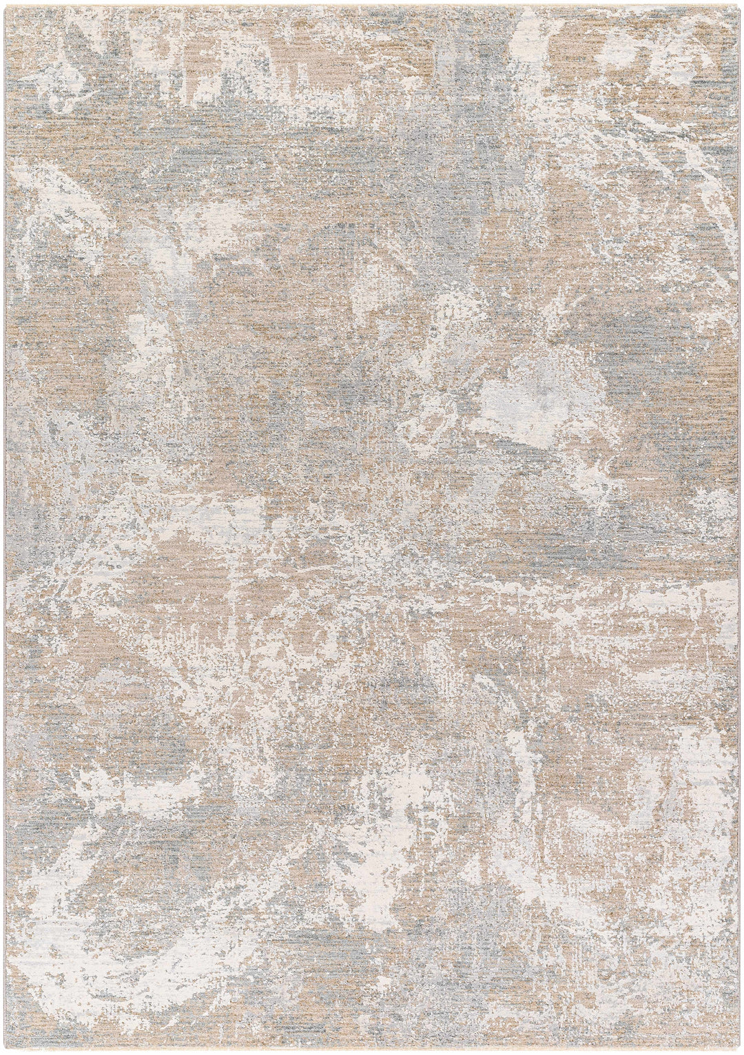Cady Modern Abstract Design Gray And Beige Area Rug