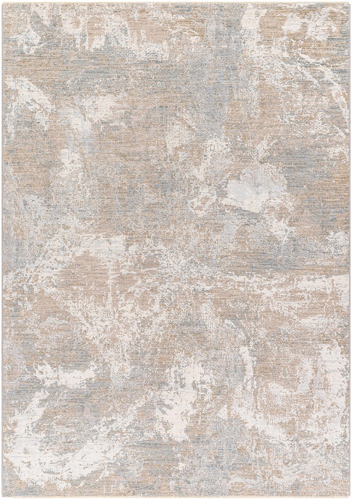 Cady Modern Abstract Design Gray And Beige Area Rug