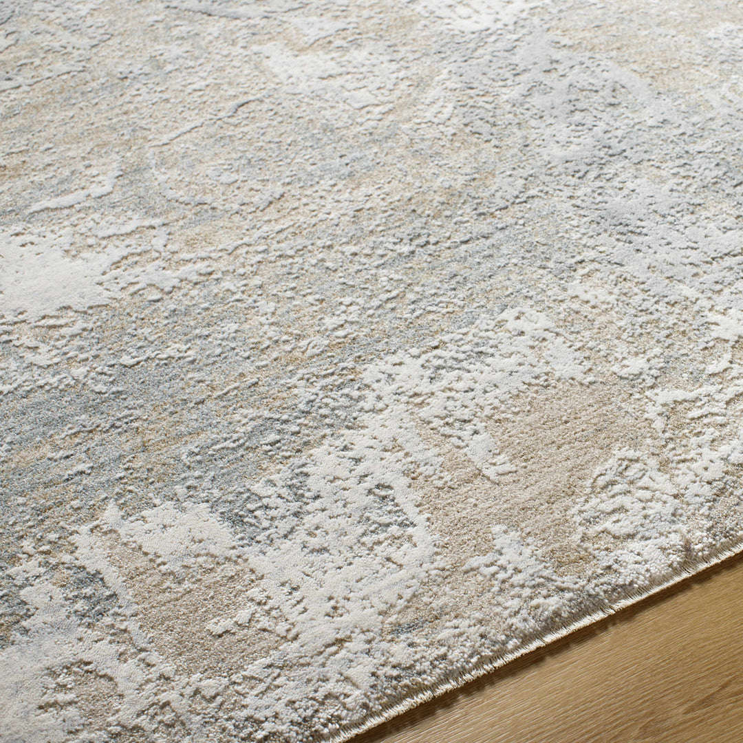 Cady Modern Abstract Design Gray And Beige Area Rug