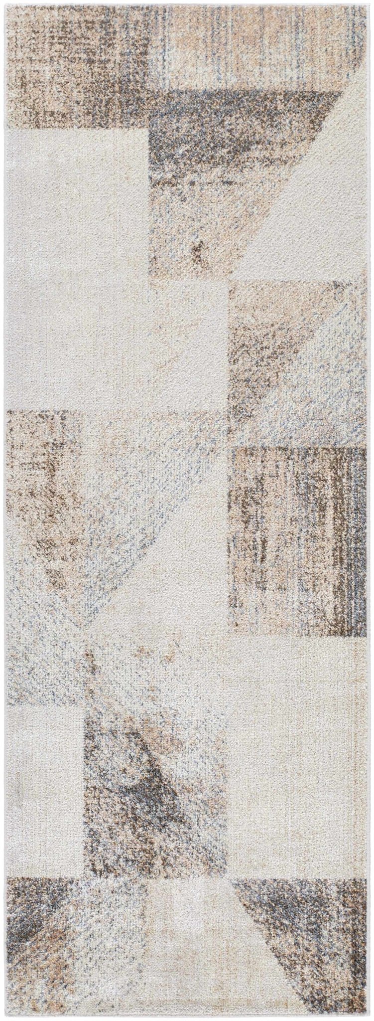 Chachi Contemporary Abstract Beige And Gray Rug - The Rug Decor