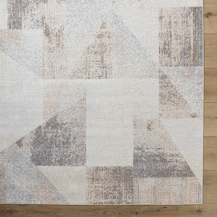 Chachi Contemporary Abstract Beige And Gray Rug - The Rug Decor