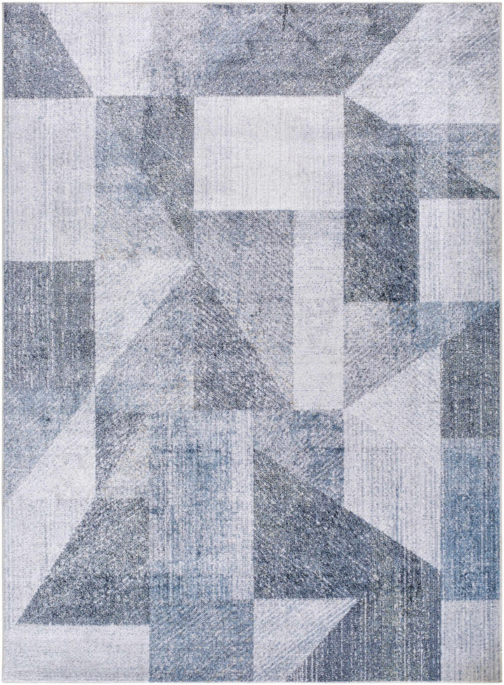 Chachi Contemporary Style Gray Machine Washable Rug - The Rug Decor