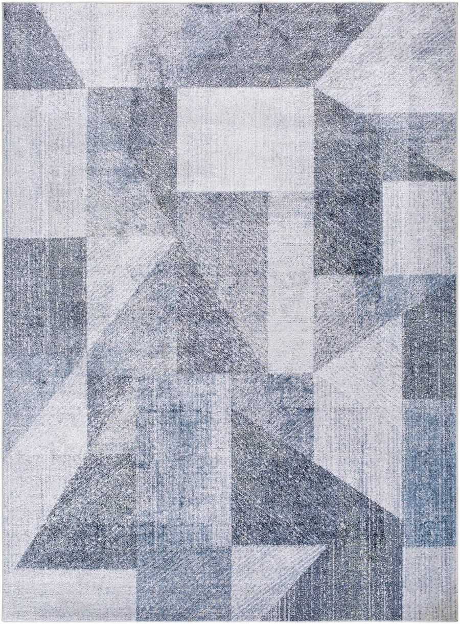 Chachi Contemporary Style Gray Machine Washable Rug - The Rug Decor