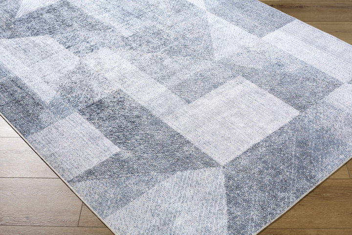 Chachi Contemporary Style Gray Machine Washable Rug - The Rug Decor