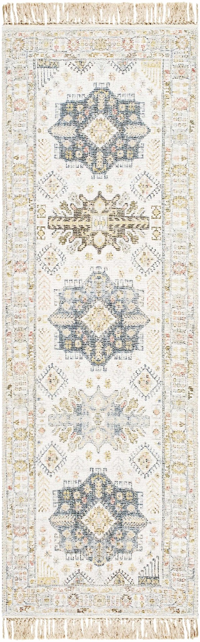 Chaela Beige And Mustard Traditional Style Area Rug - The Rug Decor