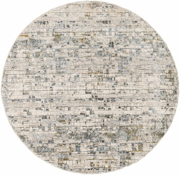 Chaka Modern Abstract Design Beige And Teal Area Rug - The Rug Decor